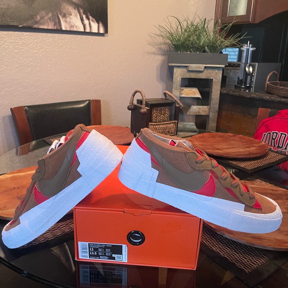 Nike x Sacai Blazer Low “British Tan”